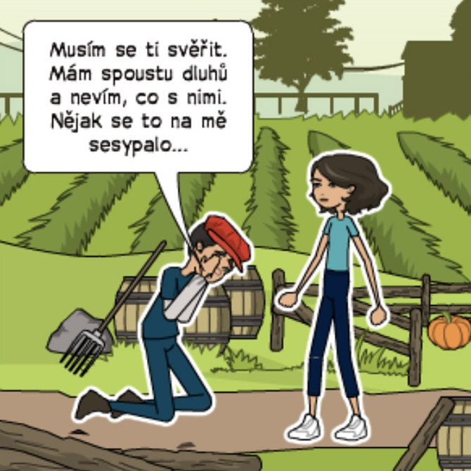 Nešťastný pan Bystrý potká známou