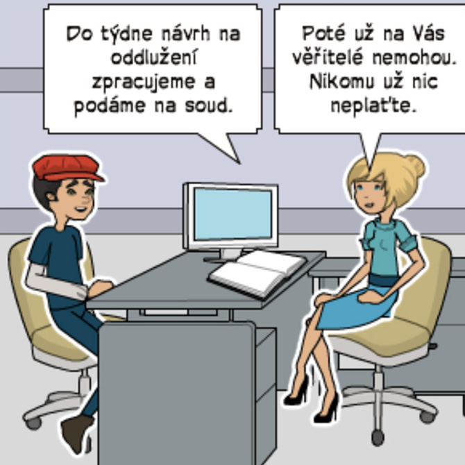 Nešťastník si sjedná schůzku v eBankrotu